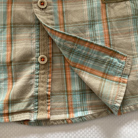 Little Archeologist Applique and Embroidery Button-Front Plaid Shirt - Picture 6 of 7